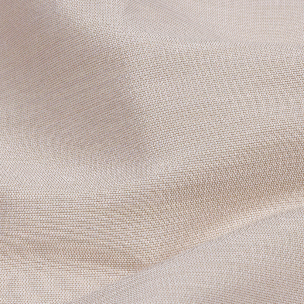 Recycled Polyester Bengaline - Oyster Striations - British Imported Detail
