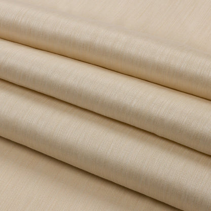 Recycled Polyester Bengaline - Sesame Striations - British Imported Folded