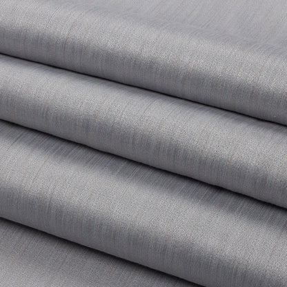 Recycled Polyester Bengaline - Silver Striations - British Imported Folded