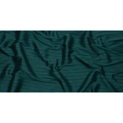 Recycled Polyester Bengaline - Teal Striations - British Imported Full