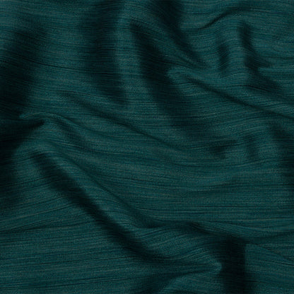 Recycled Polyester Bengaline - Teal Striations - British Imported
