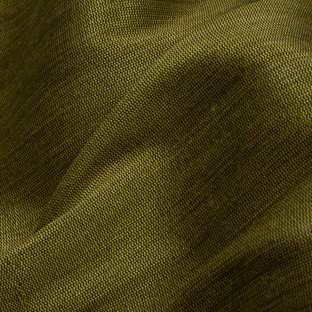 Recycled Polyester Bengaline - Zest Striations - British Imported Detail