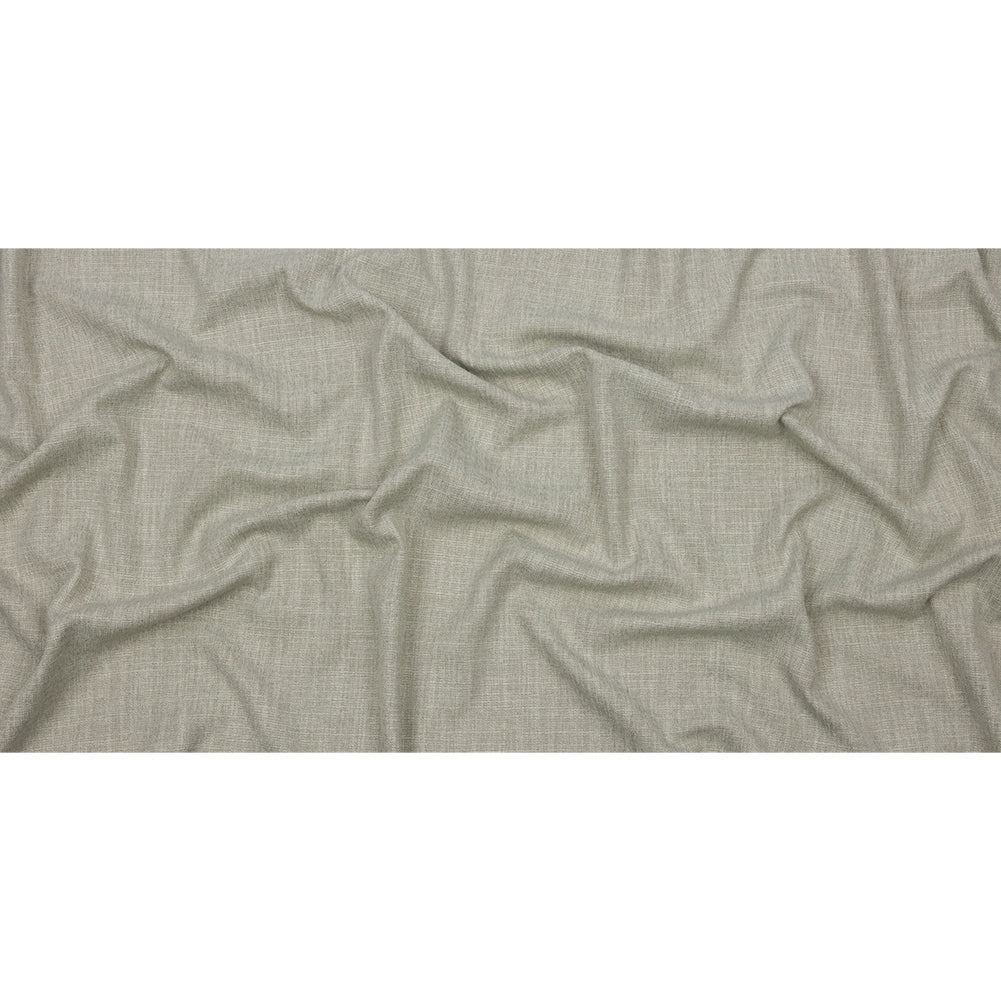 Soft Textured Recycled Polyester Drapery Woven - Aloe - British Imported Full