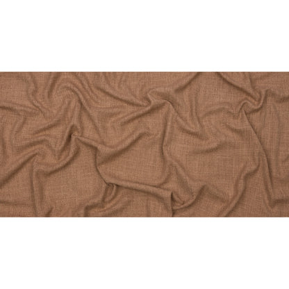 Soft Textured Recycled Polyester Drapery Woven - Clay - British Imported Full