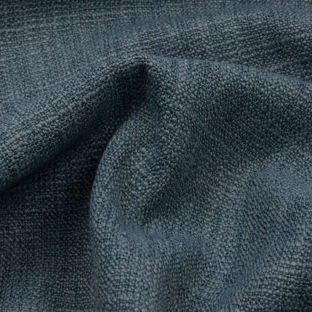 Soft Textured Recycled Polyester Drapery Woven - Danube - British Imported Detail