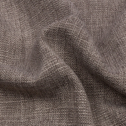 Soft Textured Recycled Polyester Drapery Woven - Fog - British Imported Detail