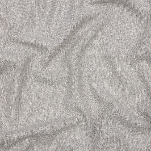 Soft Textured Recycled Polyester Drapery Woven - Frost - British Imported