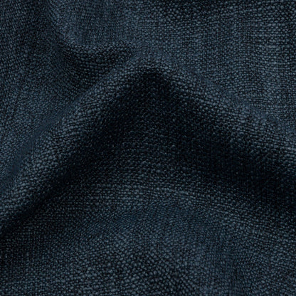 Soft Textured Recycled Polyester Drapery Woven - Ink - British Imported Detail
