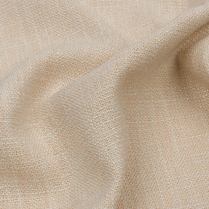 Soft Textured Recycled Polyester Drapery Woven - Ivory - British Imported Detail