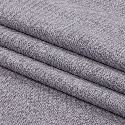 Soft Textured Recycled Polyester Drapery Woven - Lavender - British Imported Folded