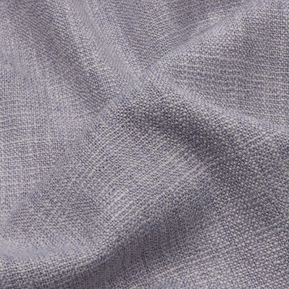 Soft Textured Recycled Polyester Drapery Woven - Lavender - British Imported Detail