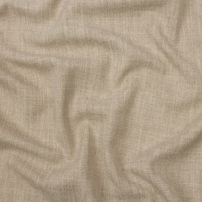 Soft Textured Recycled Polyester Drapery Woven - Linen - British Imported