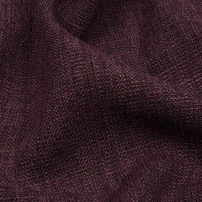 Soft Textured Recycled Polyester Drapery Woven - Mulberry - British Imported Detail