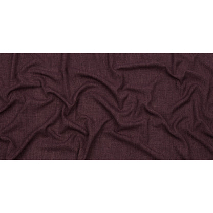 Soft Textured Recycled Polyester Drapery Woven - Mulberry - British Imported Full