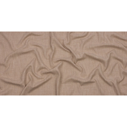 Soft Textured Recycled Polyester Drapery Woven - Oatmeal - British Imported Full