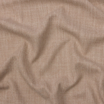 Soft Textured Recycled Polyester Drapery Woven - Oatmeal - British Imported