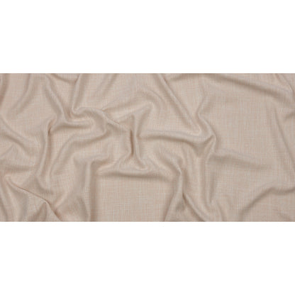 Soft Textured Recycled Polyester Drapery Woven - Oyster - British Imported Full
