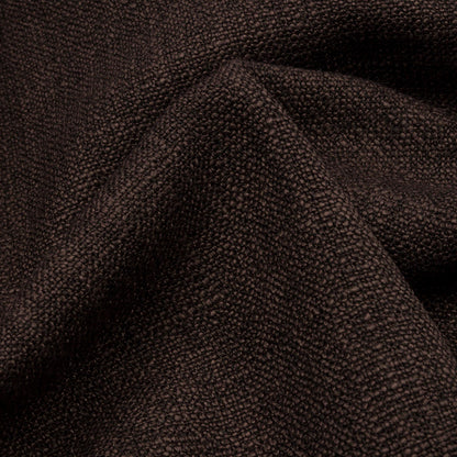 Soft Textured Recycled Polyester Drapery Woven - Praline - British Imported Detail