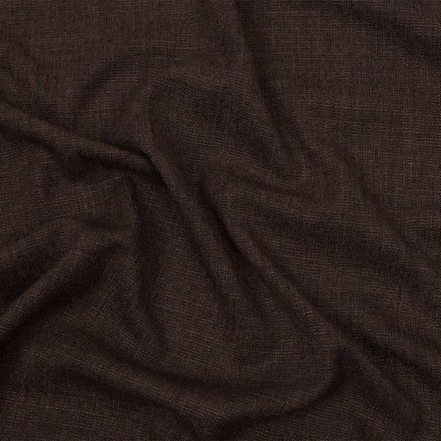 Soft Textured Recycled Polyester Drapery Woven - Praline - British Imported