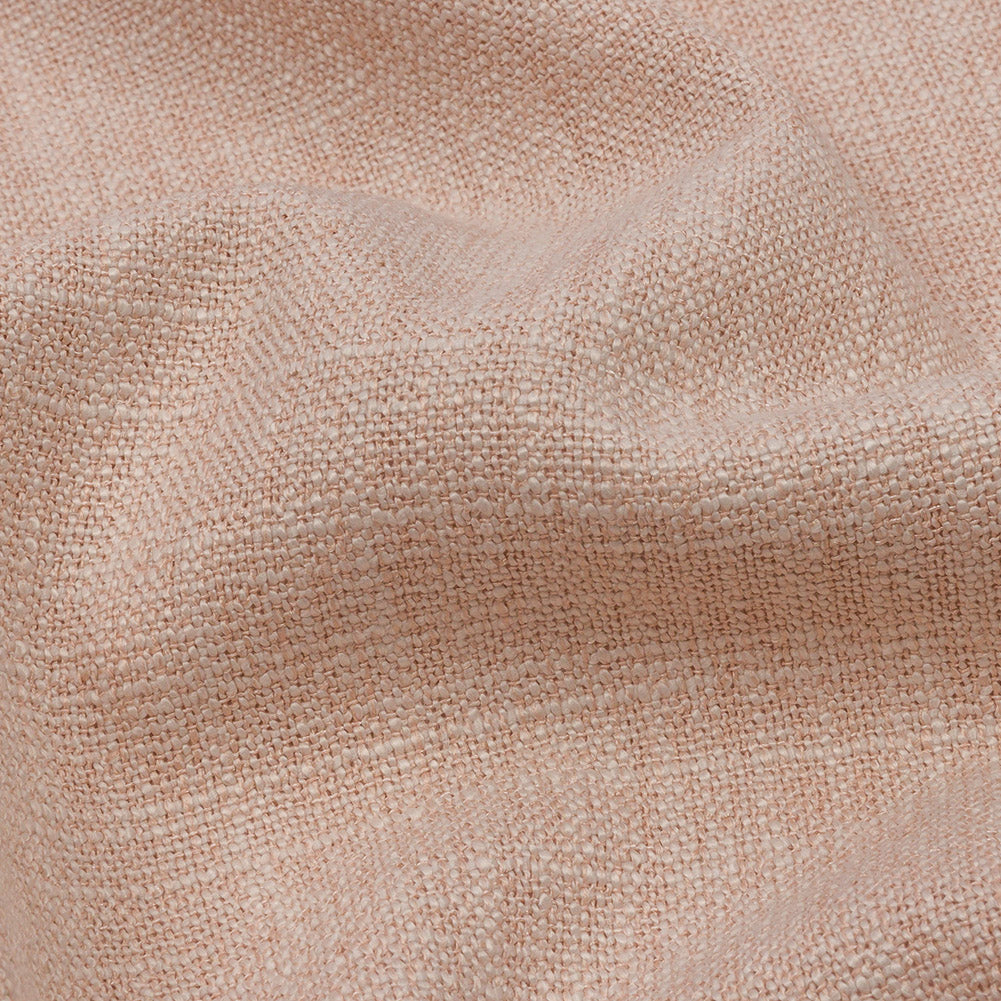 Soft Textured Recycled Polyester Drapery Woven - Shell - British Imported Detail