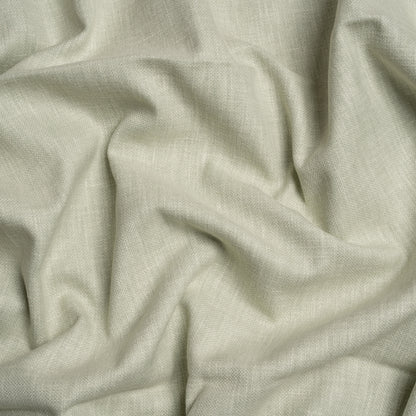 Slubbed Cotton and Polyester Woven - Sage - British Imported
