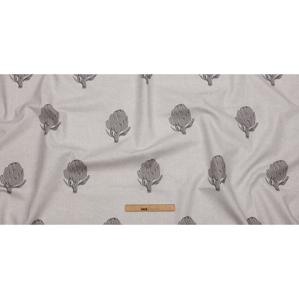 Cotton Canvas Print - Pebble Artichokes - British Imported Full