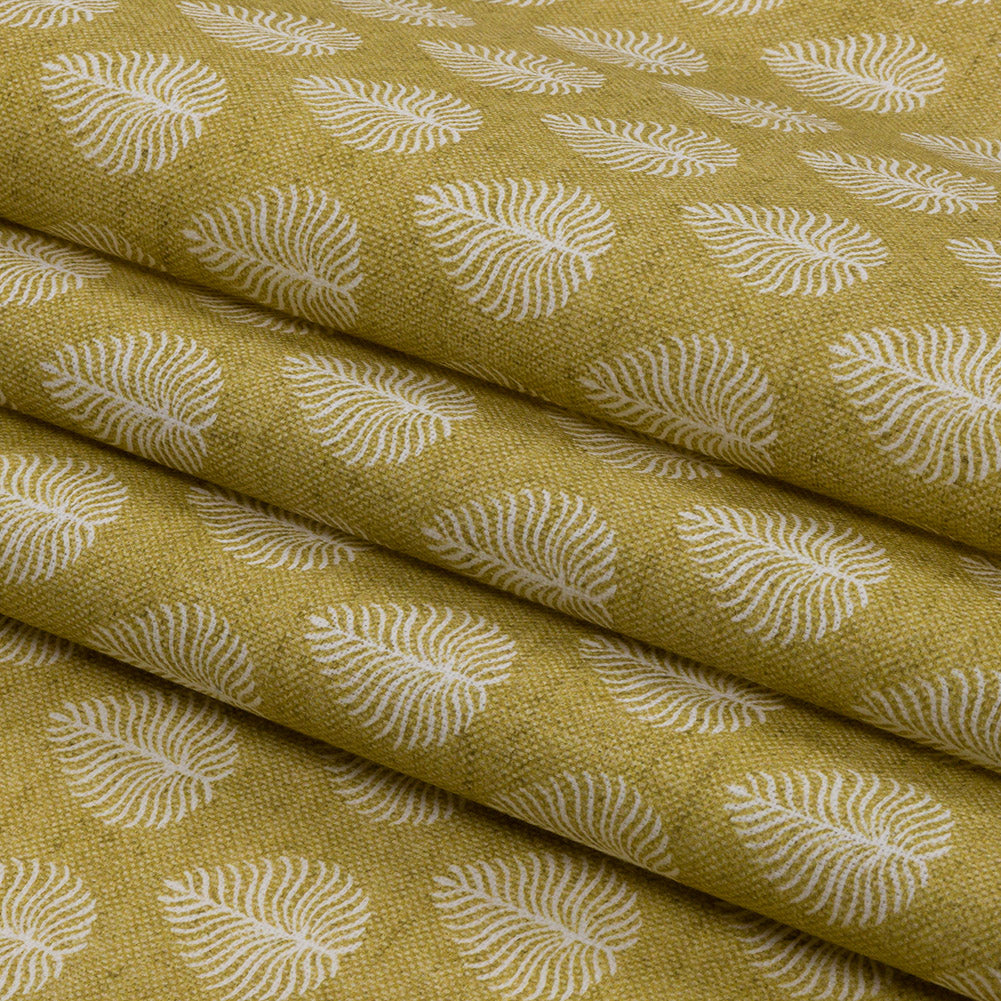 Cotton Canvas Print - Pollen Leaves - British Imported Folded