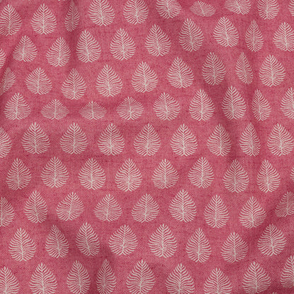 Cotton Canvas Print - Raspberry Leaves - British Imported