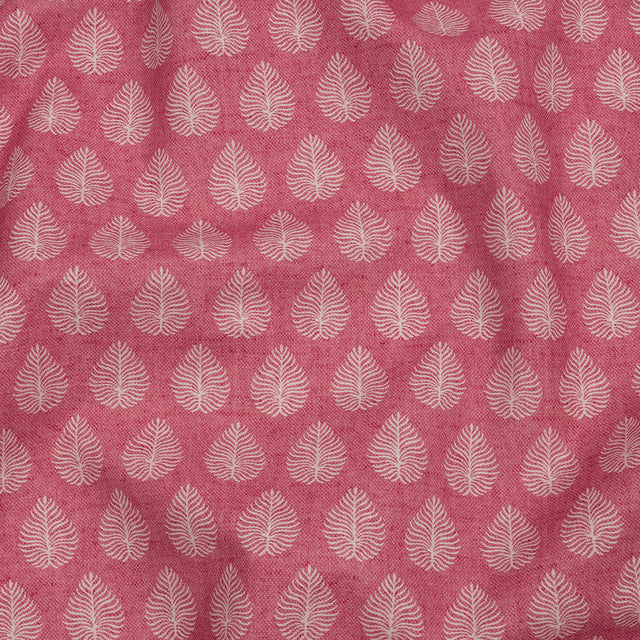 Cotton Canvas Print - Raspberry Leaves - British Imported