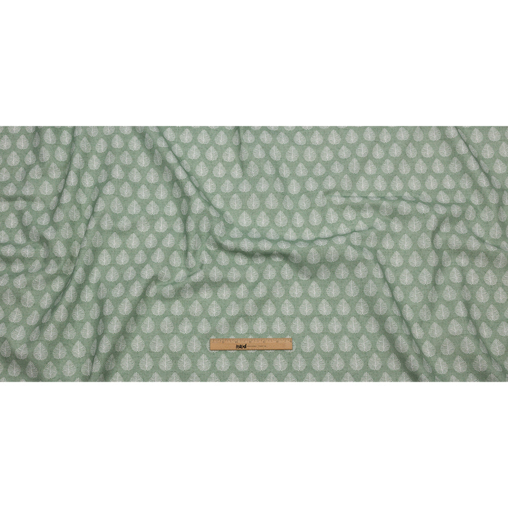 Cotton Canvas Print - Sage Leaves - British Imported Full