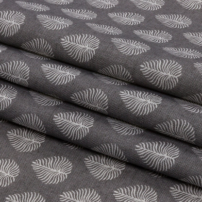 Cotton Canvas Print - Smoke Leaves - British Imported Folded