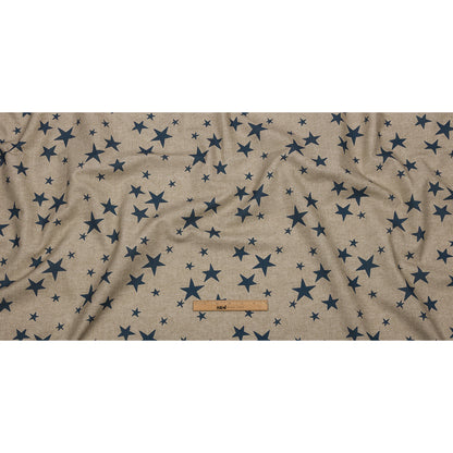 Cotton Canvas Print - Indigo Starlight - British Imported Full