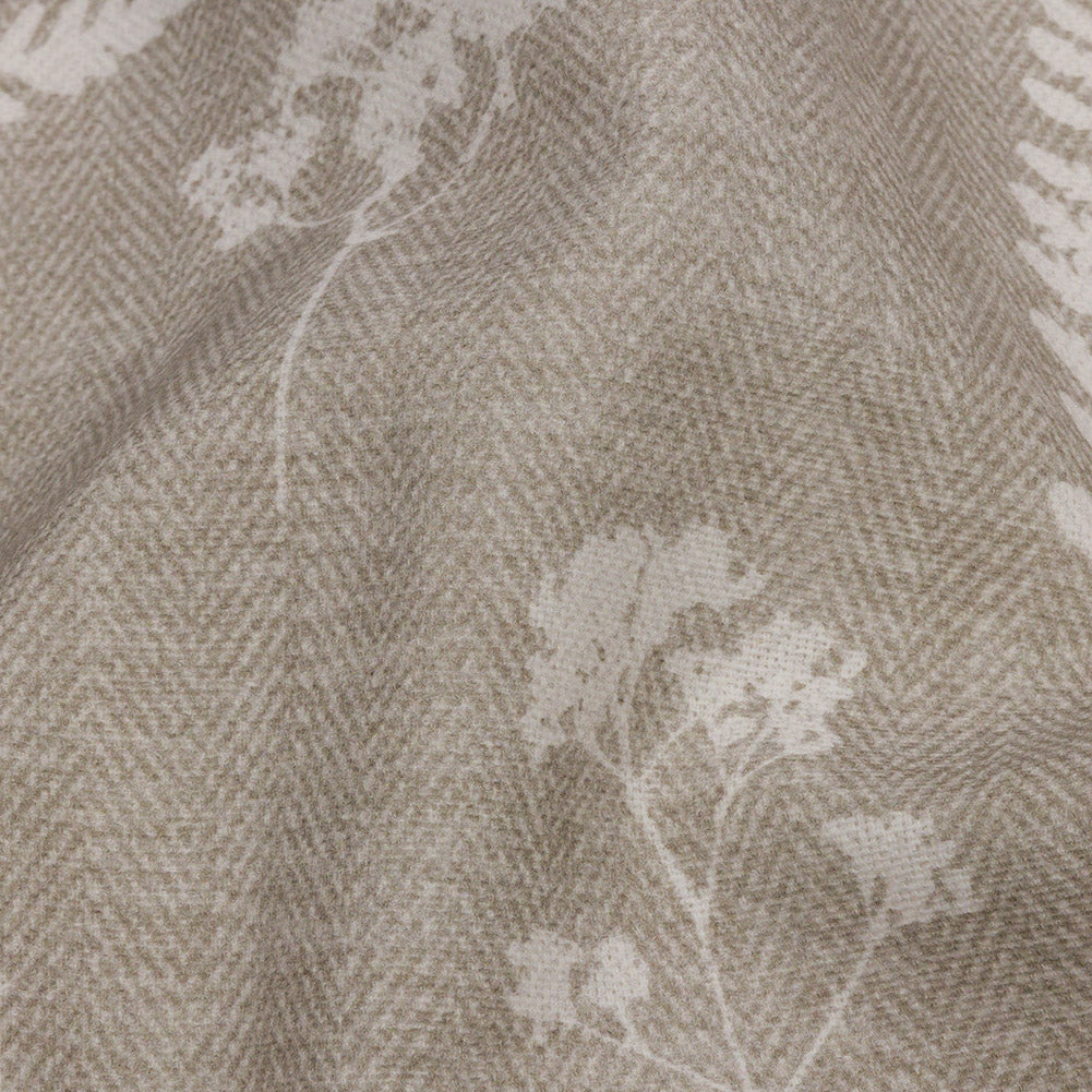 Cotton Canvas Print - Linen Botanical Silhouettes - British Imported Detail