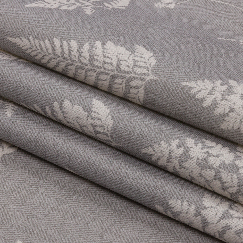 Cotton Canvas Print - Pebble Botanical Silhouettes - British Imported Folded