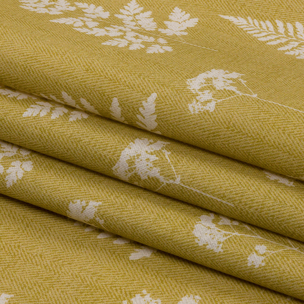 Cotton Canvas Print - Pollen Botanical Silhouettes - British Imported Folded