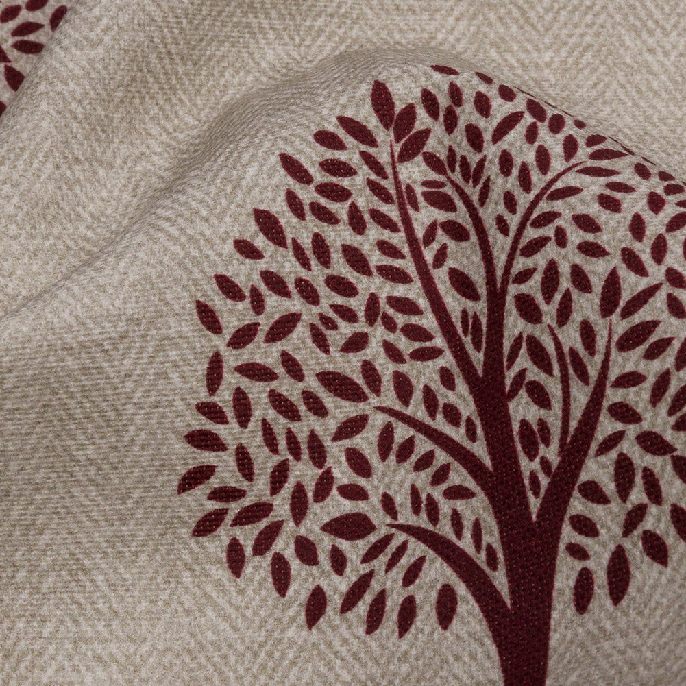 Cotton Canvas Print - Mulberry Yew Trees - British Imported Detail