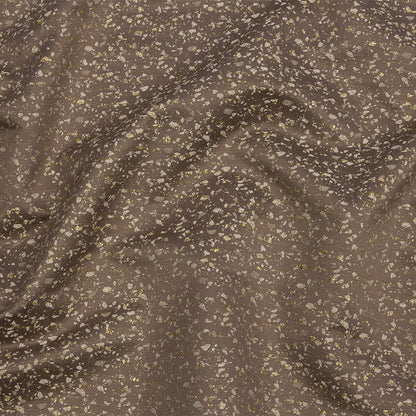 Metallic Drapery Jacquard - Truffle Speckled - British Imported