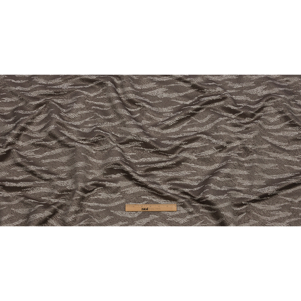 Drapery Jacquard - Slate Tiger Stripes - British Imported Full