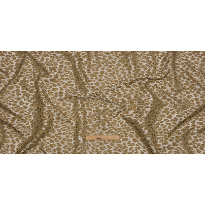 Drapery Jacquard - Sand Leopard Spots - British Imported Full