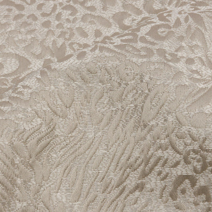 Drapery Jacquard - Ivory Running Leopard - British Imported Detail