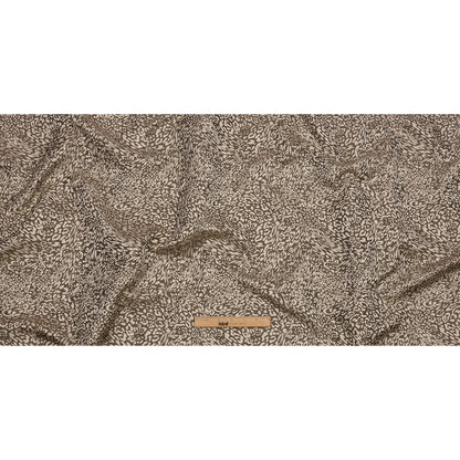 Drapery Jacquard - Truffle Running Leopard - British Imported Full