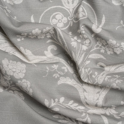 Cotton Canvas Print - Steel Scrolls and Leaves - British Imported
