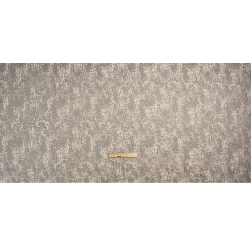 Metallic Drapery Jacquard - Dove Abstract - British Imported Full