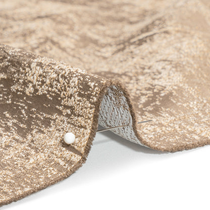 Metallic Drapery Jacquard - Mole Abstract - British Imported Detail