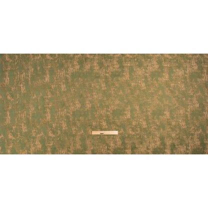 Metallic Drapery Jacquard - Olive Abstract - British Imported Full