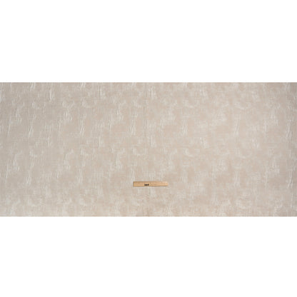 Metallic Drapery Jacquard - Porcelain Abstract - British Imported Full