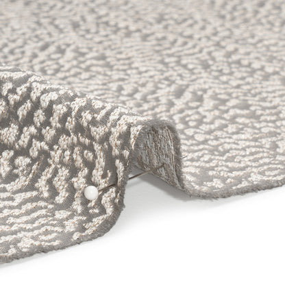 Metallic Drapery Jacquard - Dove Mottled - British Imported Detail