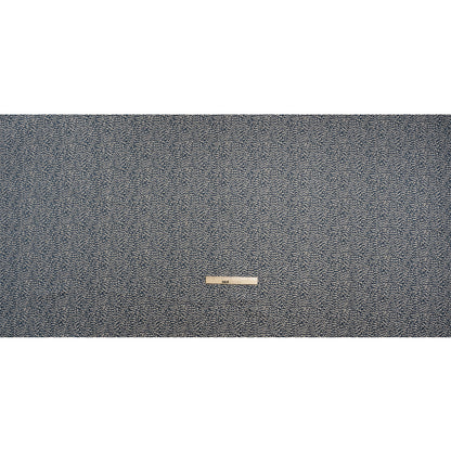 Metallic Drapery Jacquard - Ink Mottled - British Imported Full