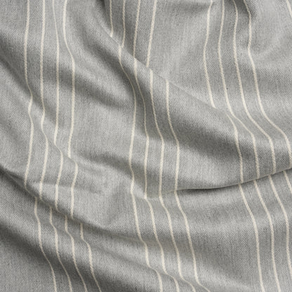Soft Textured Recycled Polyester Drapery Woven - Stone - British Imported