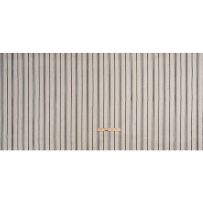 Polyester and Cotton Twill - Slate Herringbone Stripes - British Imported Full
